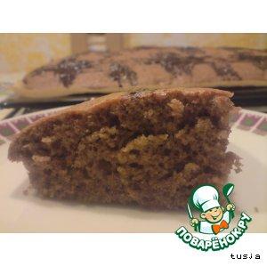 Рецепт: Пирог шоколадно-ореховый Квики