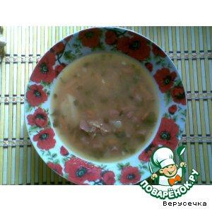 Рецепт: Чечевичный суп с копченостями
