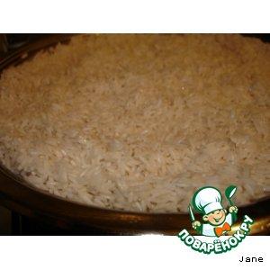 Рецепт: Каша рисовая