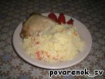 Курица с рисом, болгарским перцем и Черри ингредиенты