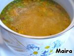 Суп с овощами, макаронами и креветками ингредиенты
