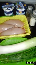 Куриные грудки в сливочно-луковом соусе  (с детским вариантом) ингредиенты