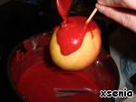 Глазированные яблоки на палочке ингредиенты