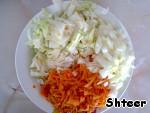 Капустный салат с ветчиной Будничный ингредиенты