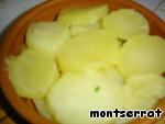 Картофель с мелкими кальмарами и шафраном "Patata con chipirones y azafran" ингредиенты