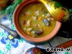 Грибной суп с перловкой и шкварками "Мишин суп" ингредиенты