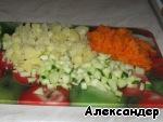 Салат с отварной рыбой и овощами ингредиенты