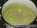 Суп-крем с творожными шариками "Зеленая полянка" ингредиенты