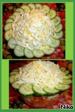 Овощной салат с мясом ингредиенты
