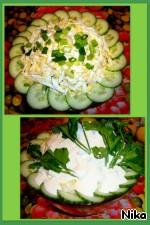 Овощной салат с мясом ингредиенты