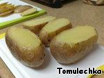 Картофельные лодочки, фаршированные сыром ингредиенты