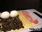Рулет мясной с яйцом и грибами ингредиенты
