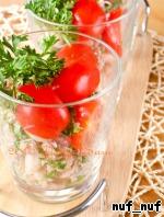 Салат с тунцом, фасолью и помидорами ингредиенты