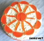 Торт с творожным кремом Солнечный круг ингредиенты