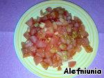 Салат с помидорами и копченым сыром ингредиенты