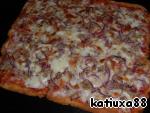 Пицца с тунцом и луком ингредиенты