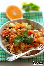 Пикантный морковный салат с апельсином ингредиенты