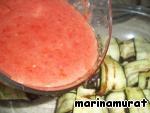 Фаршированые баклажаны, запеченные в томатном соусе ингредиенты