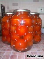 Консервированные помидоры с чесноком Ежики ингредиенты