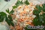 Салат из морковки, свинины и лука ингредиенты