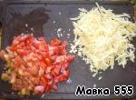 Спагетти с сыром, помидорами и базиликом ингредиенты