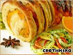 Рулет из свинины с курагой и апельсиновым соком ингредиенты