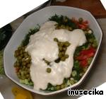 Легкий салат с курицей и овощами ингредиенты