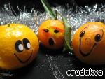 Мандарины с апельсиново-коньячным соусом "Предновогоднее приключение мандаринов в России" ингредиенты