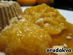 Мандарины с апельсиново-коньячным соусом "Предновогоднее приключение мандаринов в России" ингредиенты