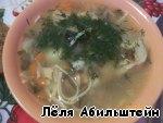 Рыбный суп с грибами и вермишелью ингредиенты