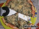 Пицца со шпинатом и мидиями ингредиенты
