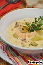 Сырный рыбный суп ингредиенты