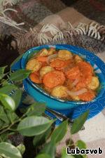 Тофу с овощами и с соевым соусом Kikkoman ингредиенты