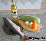 Кольца из лосося паровые с кабачком ингредиенты
