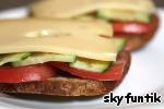Бутерброд овощной с сыром ингредиенты